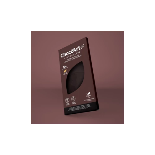 ChocoArtz kézműves 70%-os étcsokoládé 80g