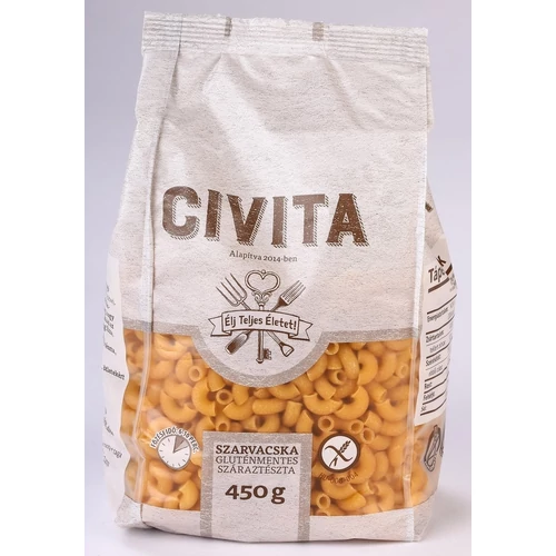 Civita tészta szarvacska 450g