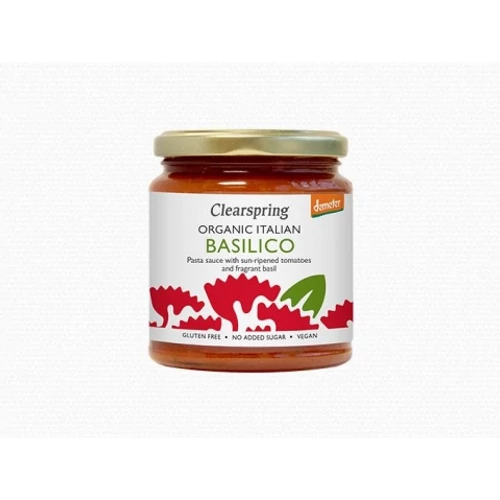 Clearspring bio Basilico paradicsomszósz - demeter 300g