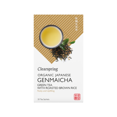 Clearspring bio japán Genmaicha tea - 20 filter 36g