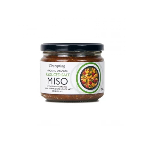 Clearspring bio japán miszó - csökkentett sótartalmú 270g