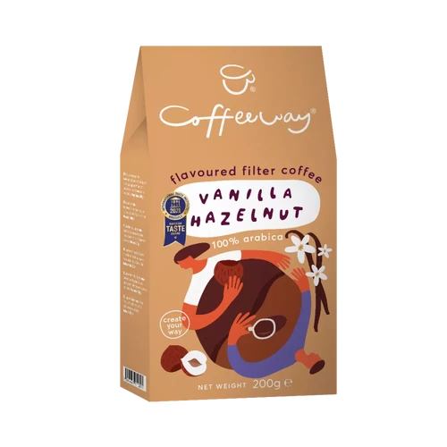 Coffeeway őrölt filter kávé Vanilla Hazelnut - vaníliás mogyoró 200g
