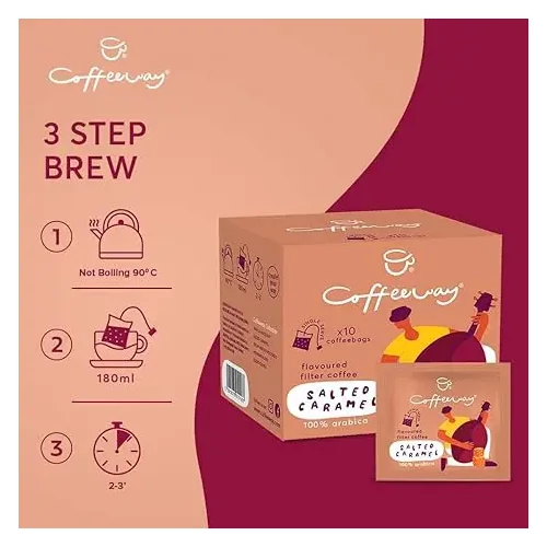 Coffeeway filteres kávé Salted Caramel - sós karamellás 75g