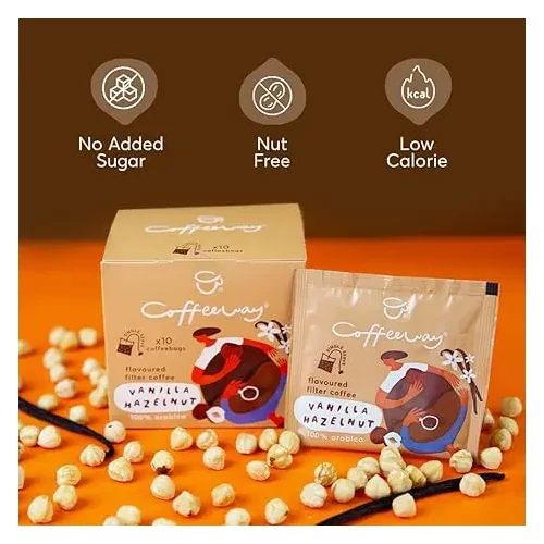 Coffeeway filteres kávé Vanilla Hazelnut - vaníliás mogyoró 75g