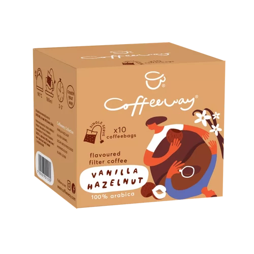 Coffeeway filteres kávé Vanilla Hazelnut - vaníliás mogyoró 75g