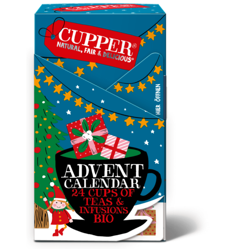 Cupper bio Adventi kalendárium teaválogatás - 24 filter 48g
