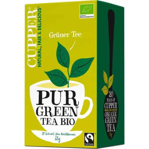 Cupper bio Green Tea - zöld tea - 20 filter 35g
