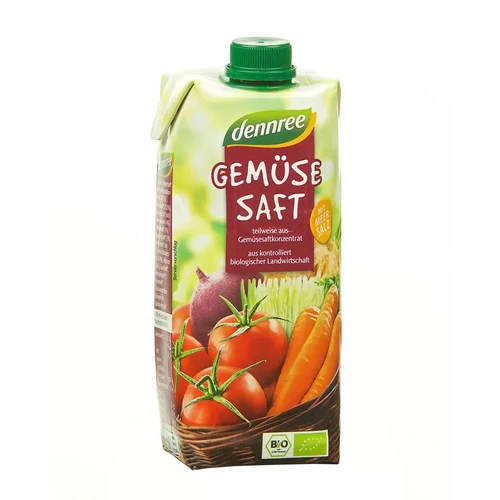 Dennree bio vegyes zöldséglé 500ml