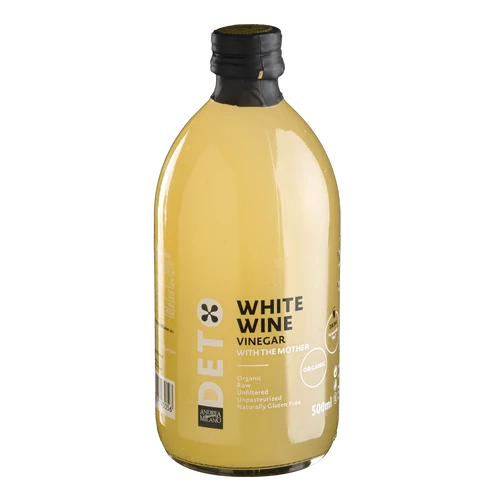 Deto Andrea Milano bio szűretlen fehérborecet szirup "anyaecettel" 500ml
