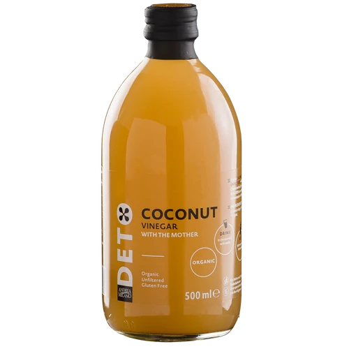 Deto Andrea Milano bio szűretlen kókuszecet szirup "anyaecettel" 500ml