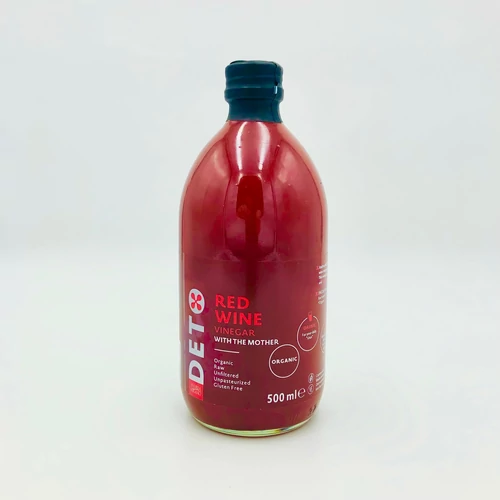 Deto Andrea Milano bio szűretlen vörösbor ecet szirup  anyaecettel 500ml
