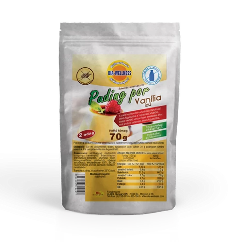 Dia-Wellness vaníliás hidegpuding por 70g