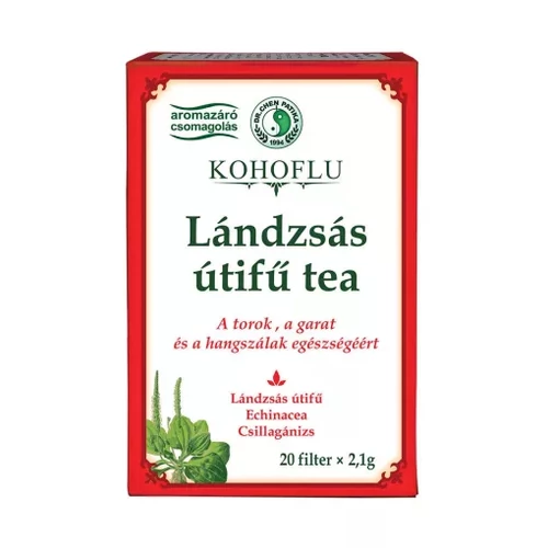 Dr. Chen kohoflu lándzsás útifű tea - 20 filter 42g