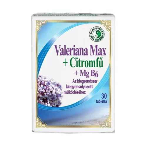 Dr. Chen valeriana max+citromfű tabletta 30db