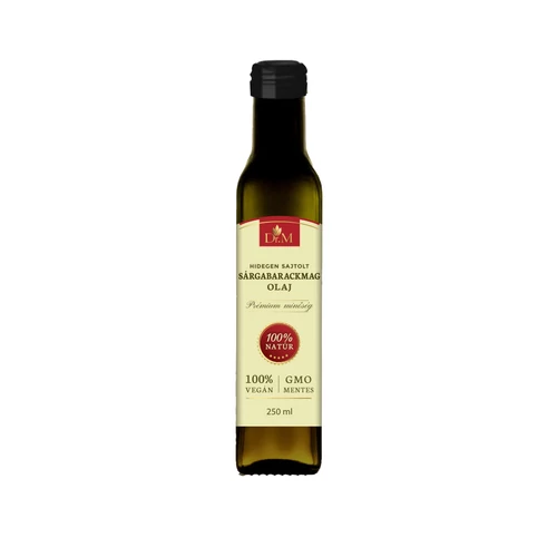 Dr. M hidegen sajtolt sárgabarackmag olaj 250ml
