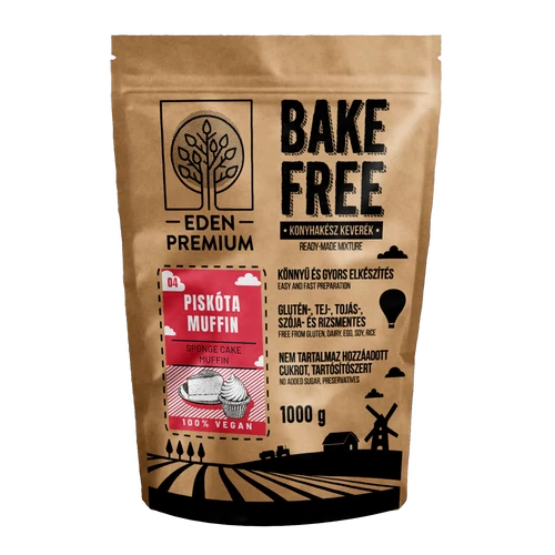 Eden Premium Bake-Free piskóta-muffin lisztkeverék 1000g