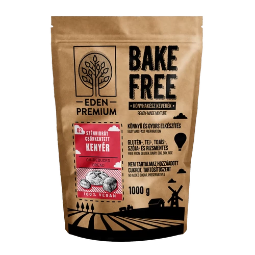 Eden Premium Bake-Free szénhidrátcsökkentett kenyér lisztkeverék 1000g