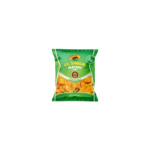 El Sabor gluténmentes nacho chips - jalapenos 225g