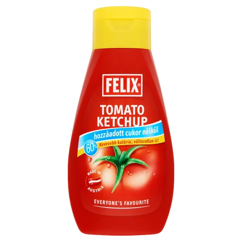 Felix ketchup hozzáadott cukor nélkül 435g