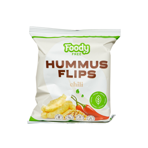 Foody Free gluténmentes hummus flips chilivel 50g