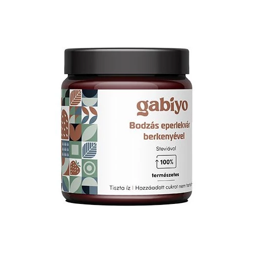 Gabiyo bodzás eperlekvár berkenyével 200g