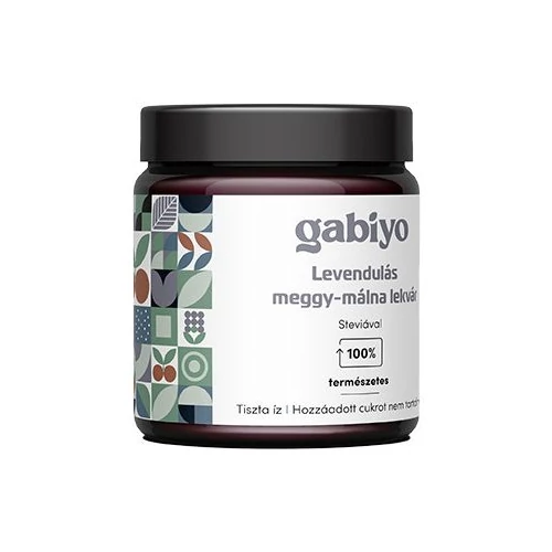 Gabiyo levendulás meggy-málna lekvár 200g