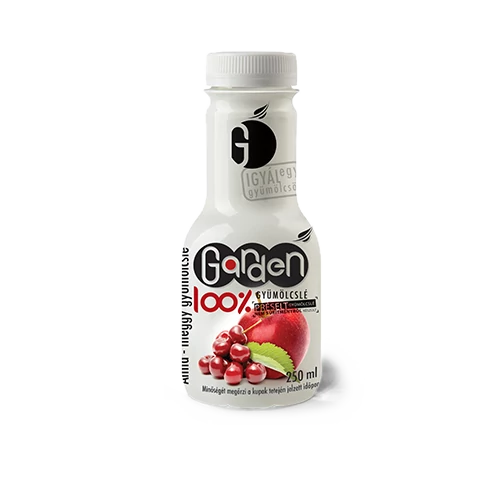Garden 100% alma-meggy gyümölcslé 250ml