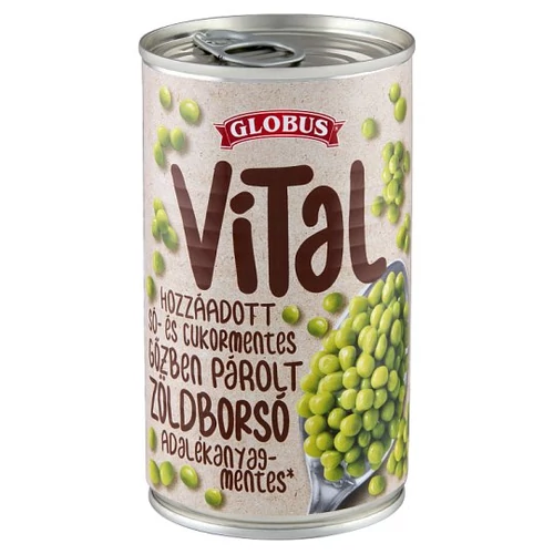 Globus Vital zöldborsó konzerv 285g