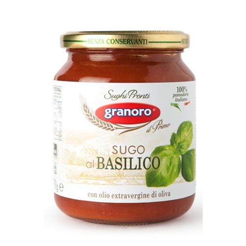Granoro bazsalikomos paradicsomszósz 370g