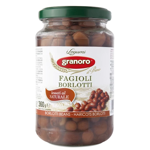 Granoro Fagioli Borlotti babkonzerv - üveges 240g