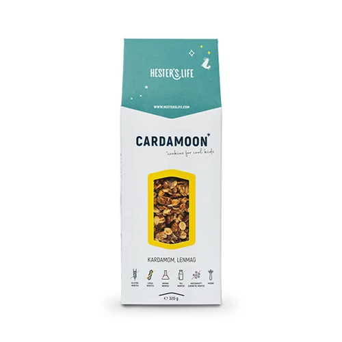 Hester's Life Cardamoon Cookies – kardamomos - lenmagos gabonapehely 320g