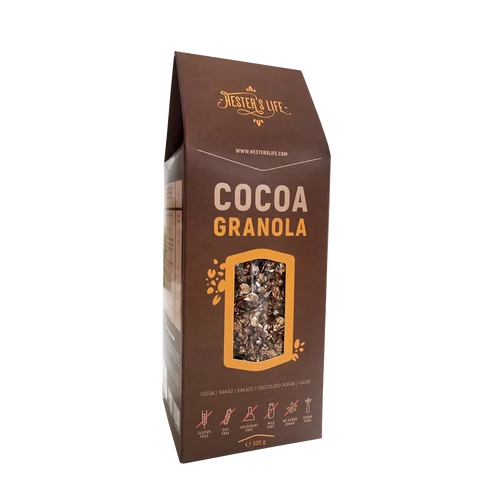 Hester's Life Cocoa Granola - kakaós granola 320g
