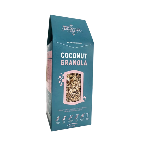Hester's Life Coconut Granola - kókuszos granola 320g