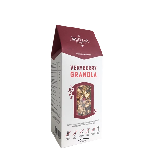 Hester's Life Veryberry Granola - ribizlis granola 320g