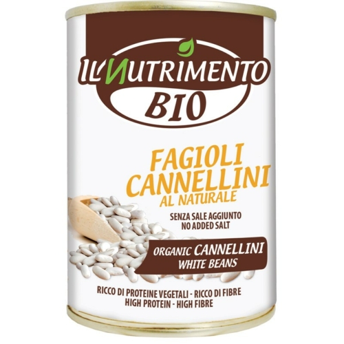 Il Nutrimento bio Fagioli Cannellini fehér bab konzerv 400g