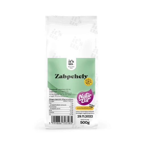 It's us Naturbit gluténmentes zabpehely 500g