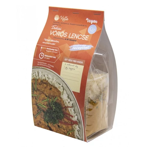 Kette indiai vöröslencse basmati rizzsel 465g