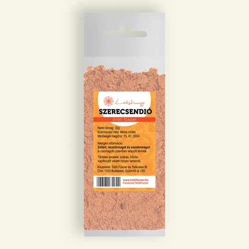 Lakshmi szerecsendió őrölt 30g