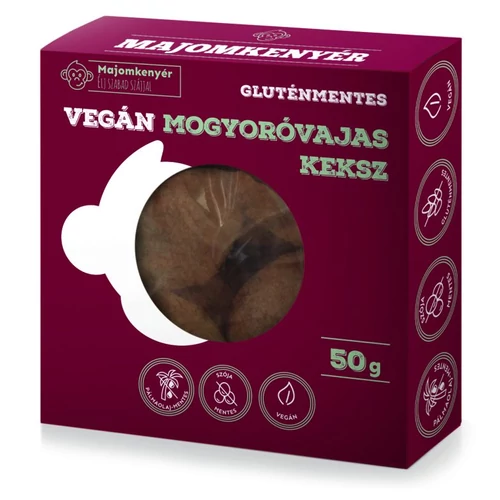 Majomkenyér vegán mogyoróvajas keksz 50g