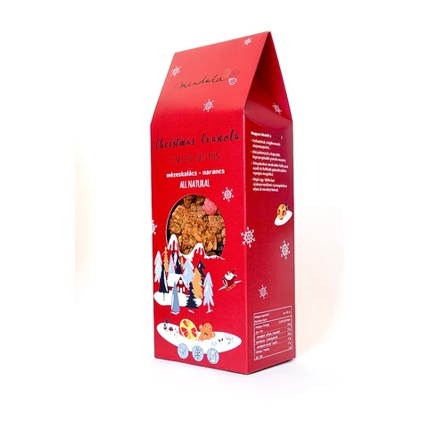 Mendula karácsonyi mézeskalácsos-narancsos granola 250g