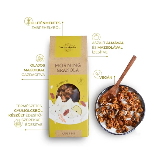 Mendula Morning Granola Apple Pie - almás pite granola 300g