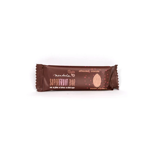 Mendula kakaós-meggyes superfruit bar 40g