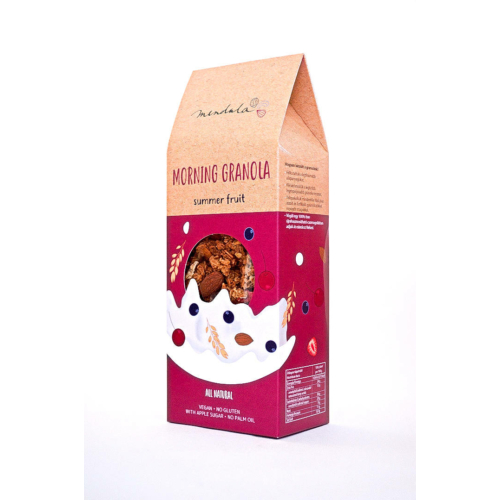 Mendula Morning Granola: meggyes-feketeribizlis granola mandulával 300g
