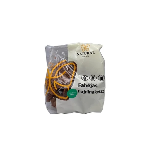 Natural gluténmentes hajdina keksz - fahéjas 150g