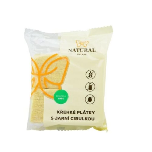 Natural gluténmentes extrudált rizsszeletek - újhagymával 75g