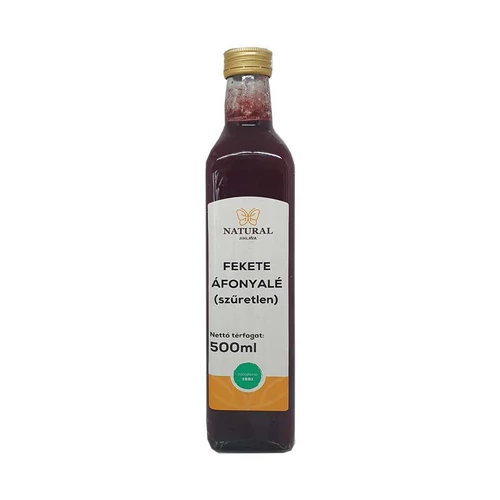 Natural feketeáfonyalé 500ml
