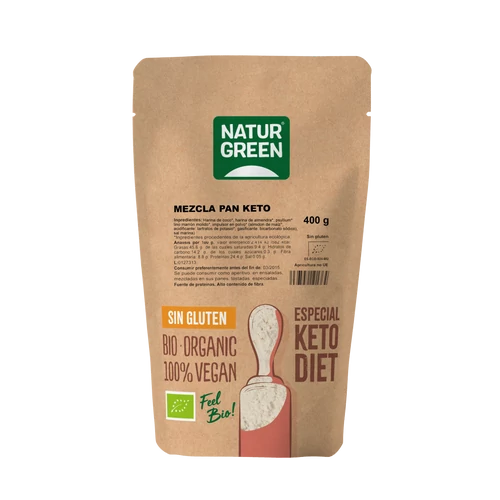 NaturGreen bio Keto kenyéralap mix 400g