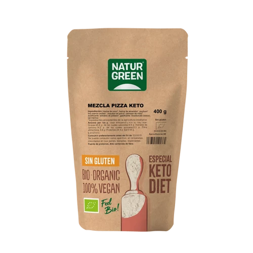 NaturGreen bio Keto pizzaalap mix 400g