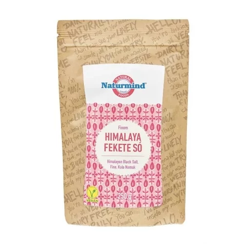 Naturmind Himalaya fekete só - finom 250g