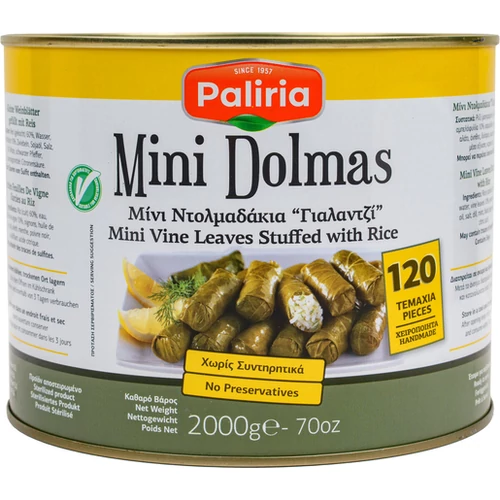 Palirria mini rizzsel töltött szőlőlevél 2kg